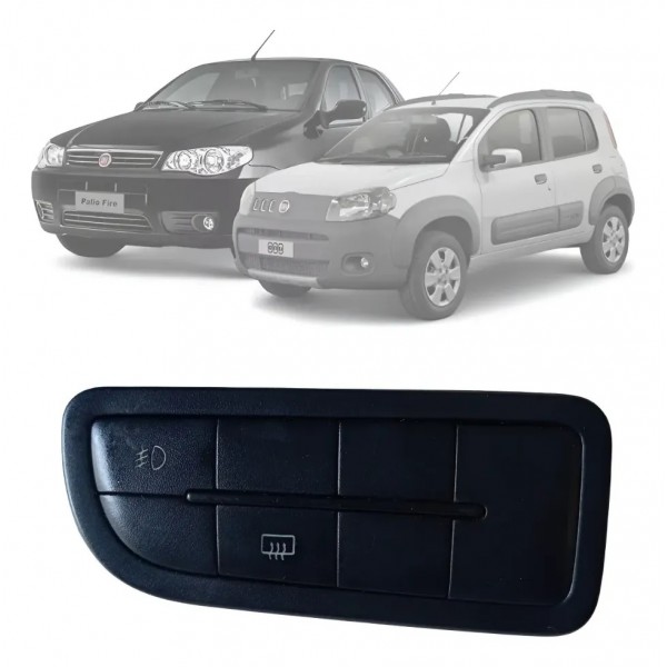 Botão Farol Desembaçador Milha Fiat Uno 2011 2012 2013