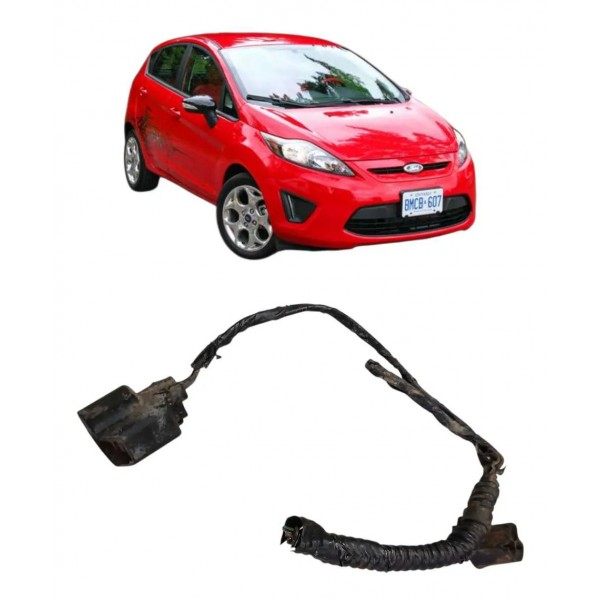 Plug Conector Compressor Ar Ford Fiesta Mexicano 2012 2013 Preto