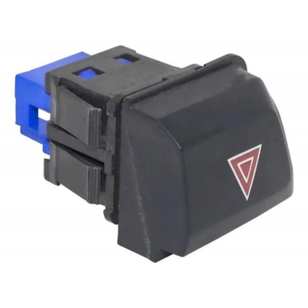 Botão Alerta Peugeot Citroen 208 2008 Air Cros Preto Preto Preto