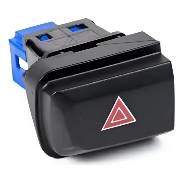 Botão Alerta Peugeot Citroen 208 2008 Air Cros Preto Preto Preto