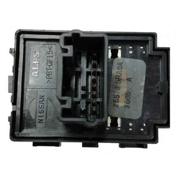 Botão Regul. Retrovisor Eletr. Nissan Kicks 20/ - 255705ra0a