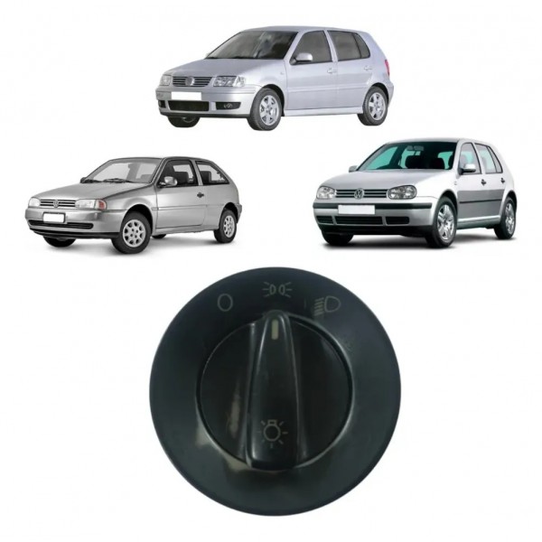 Botao Regulagem Luz Farol Vw Gol Golf Polo 1999 2007