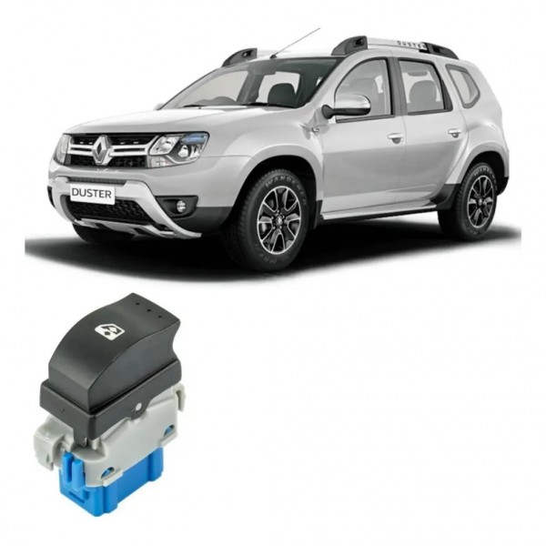 Botão Vidro Elétrico Simples Duster Sandero Logan 2011 2012