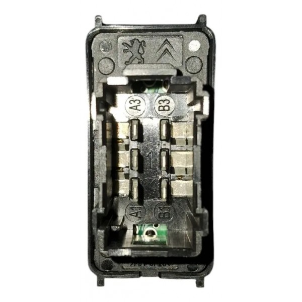 Botão Vidro Elétrico Traseiro Citroen C3 2013 A 2018 Orig