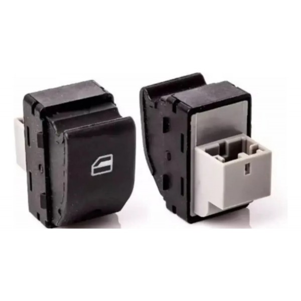 Moldura Puxador E Botão Elétrico Vidro Gol G5 G6 Direito