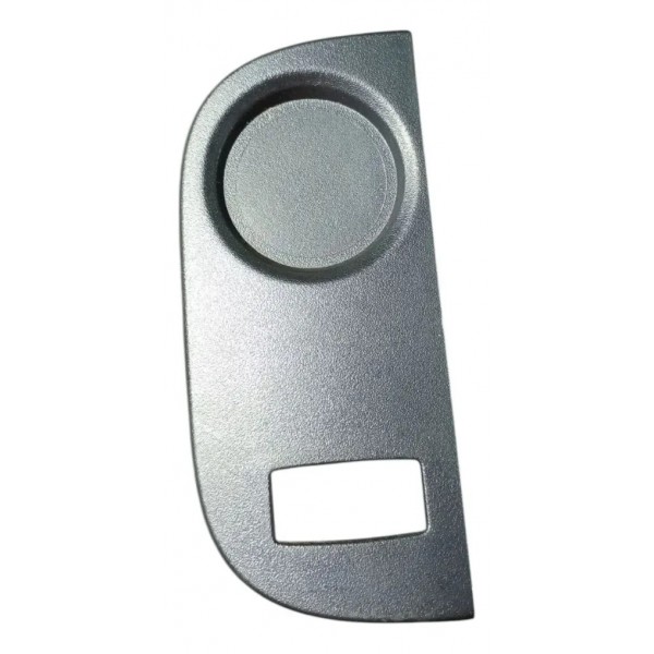 Moldura Botao Sensor Estacionamento Sandero Logan 2015 2020 Cinza-escuro
