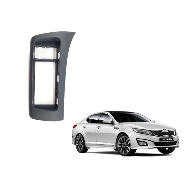 Moldura Botões Painel Lado Esquerdo Kia Optima 2015 Preto Preto