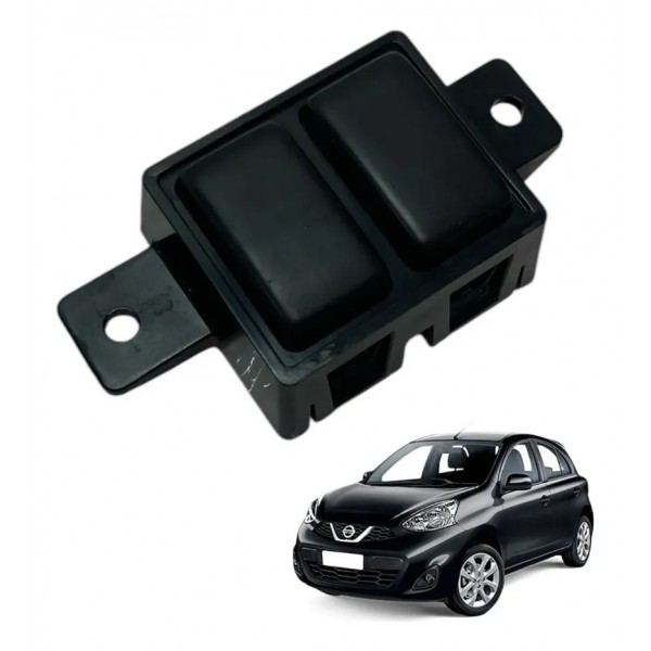 Botao Duplo Falso Do Painel Nissan March 2012 2015