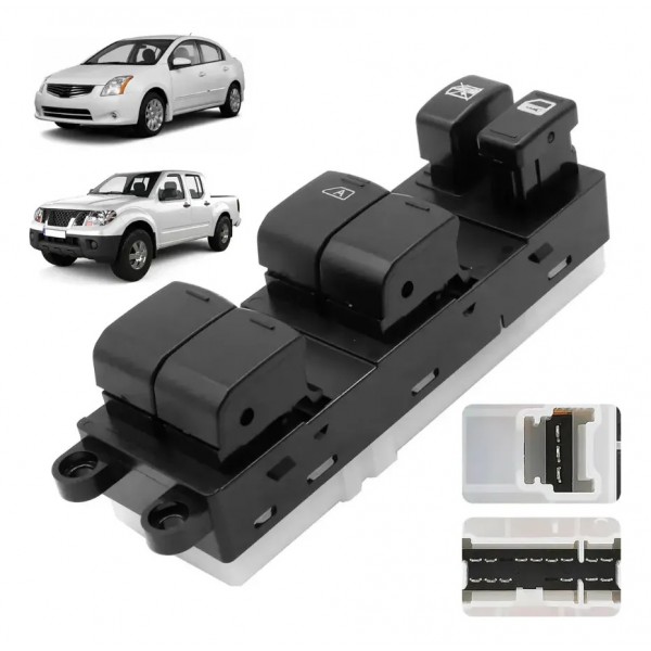 Botão Comando Vidro Eletrico Para Frontier Sentra 2008-2013