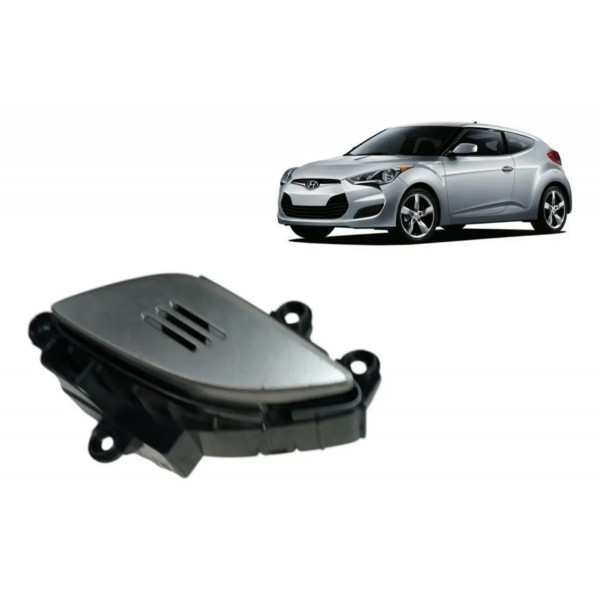 Botão Falso Painel Central Hyundai Veloster 2012 2013 Cinza