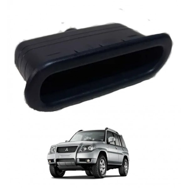 Maçaneta Puxador Porta Mitsubishi Pajero Tr4 Original Preto Dianteira