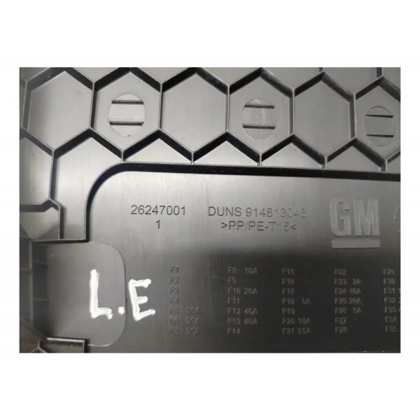 Acabamento Tampa Caixa Fusivel Chevrolet Onix 1.0 2021 2024