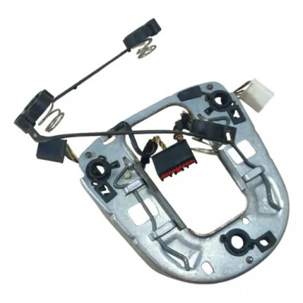 Base Circuito Conector Plug Buzina Volante Cruze 2013 2017 Cinza