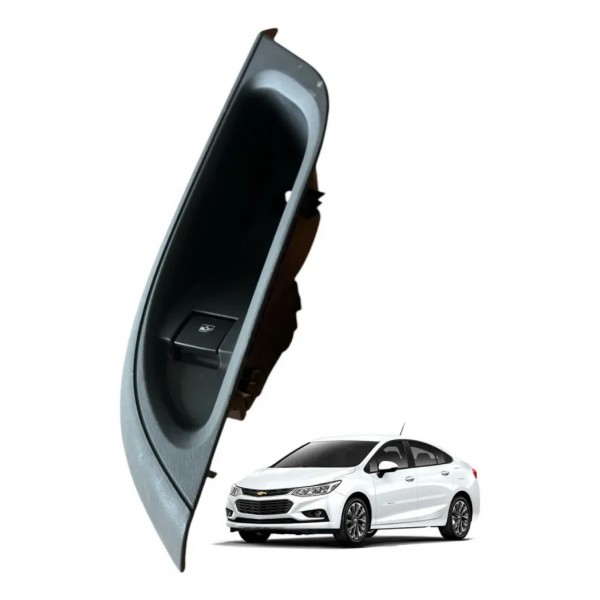 Moldura Botão Vidro Tra. Esq. Cruze 18/22 Bbs25137 Original