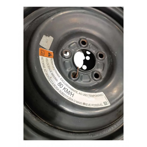 Estepe Roda Pneu Aro 16v Ford Fusion 2017 2018 2019 Original Preto