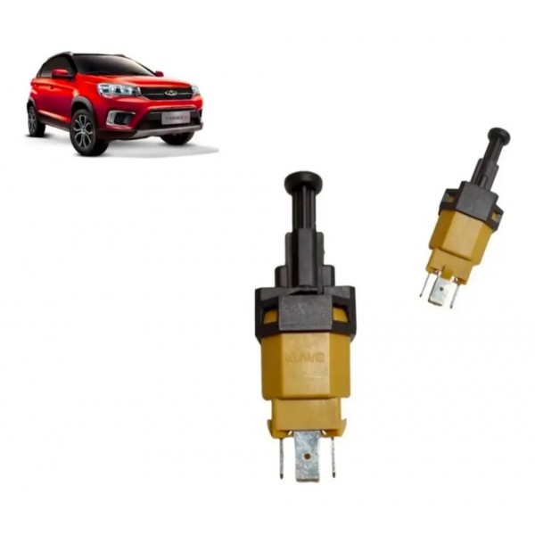 Sensor Do Pedal Interruptor Freio Chery Tiggo 2 Automático Preto