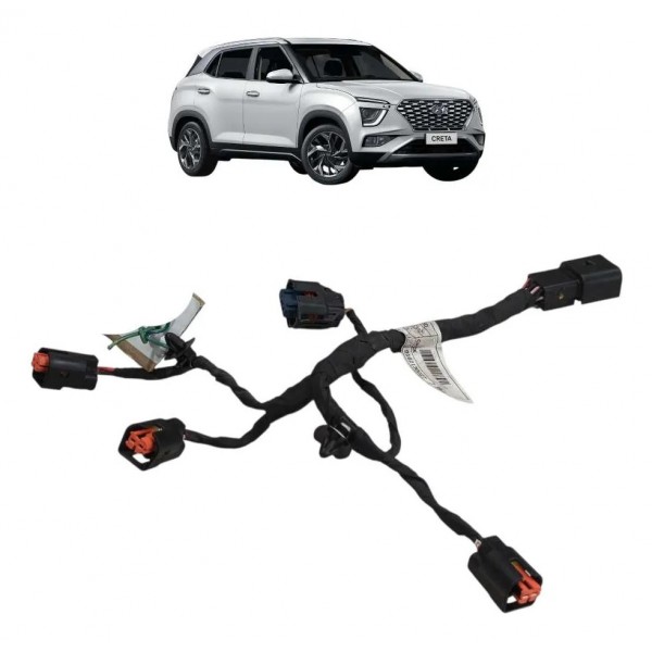 Chicote Elétrico Bicos Injetores Hb20 Creta 1.0 Turbo 2025