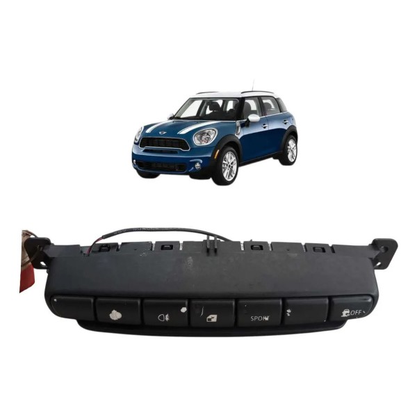 Botao Comando Farol Milha Mini Cooper S Countryman Detalhe  Preto