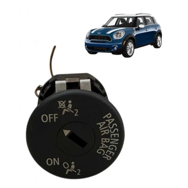 Botão Interruptor Chave Airbag Passageiro Mini Cooper