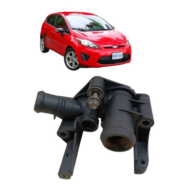 Carcaca Valvula Termostatica Ford New Fiesta 1.6 16v 2013