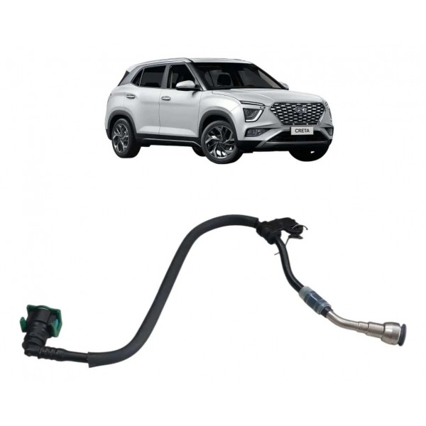 Mangueira Bomba Alta Hyundai Creta Hb20 1.0 3cc 120cv Turbo Preto