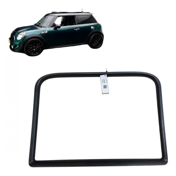 Moldura Acabamento Teto Solar Bmw Mini Cooper Countryman Preto
