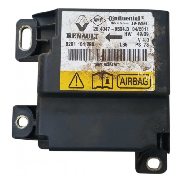 Kit Airbag Renault Symbol 2009 2010 2011 2012 2013 Preto Preto