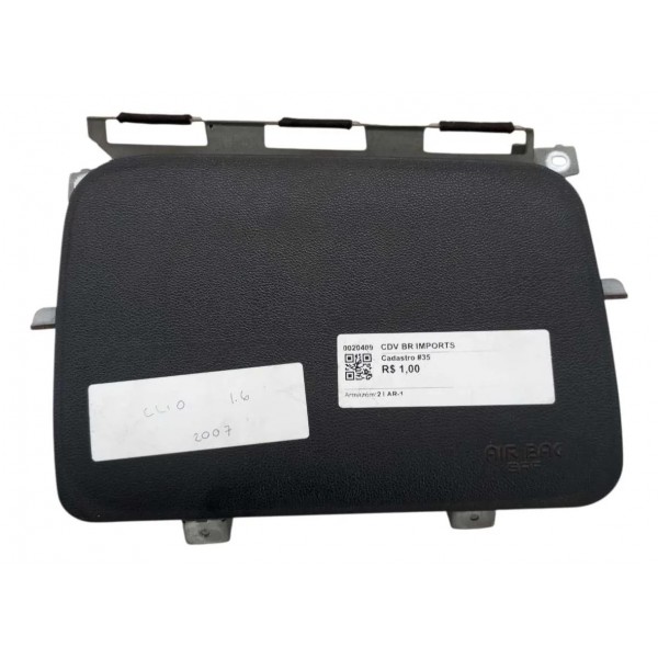 Kit Airbag Renault Clio 2006 2007 2008 2009 2010 2011 2012  Preto