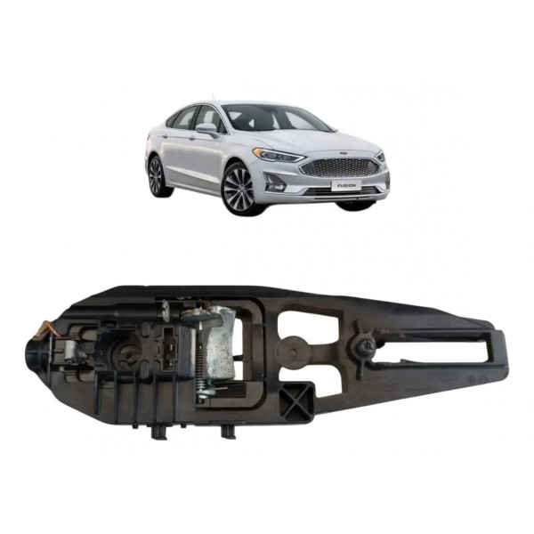 Suporte Macaneta Dianteira Direita Ford Fusion 2019 Preto Dianteira