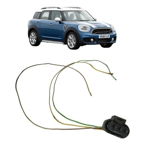 Plug Conector Sensor Estacionamento Mini Cooper 1.6 2011 Preto