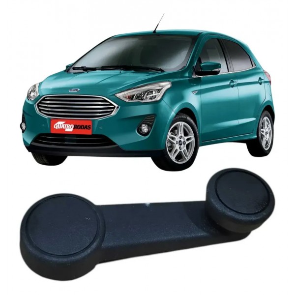Manivela Regulagem Vidro Ford Ka 2018 A 2020 Preto