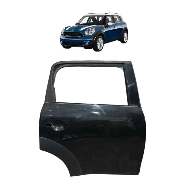 Porta Traseira Direita Mini Cooper Scyman 2011 2012 2013 14 Traseira Direita Preto