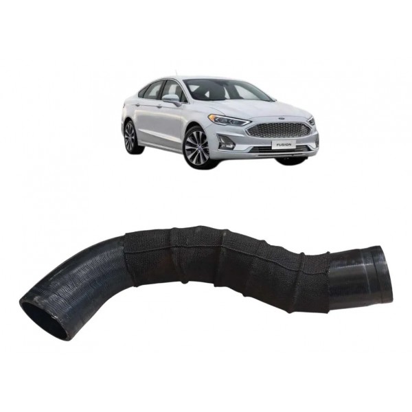 Mangueira Saida Intercooler Ford Fusion 2.0 2017 2018 2019 Preto