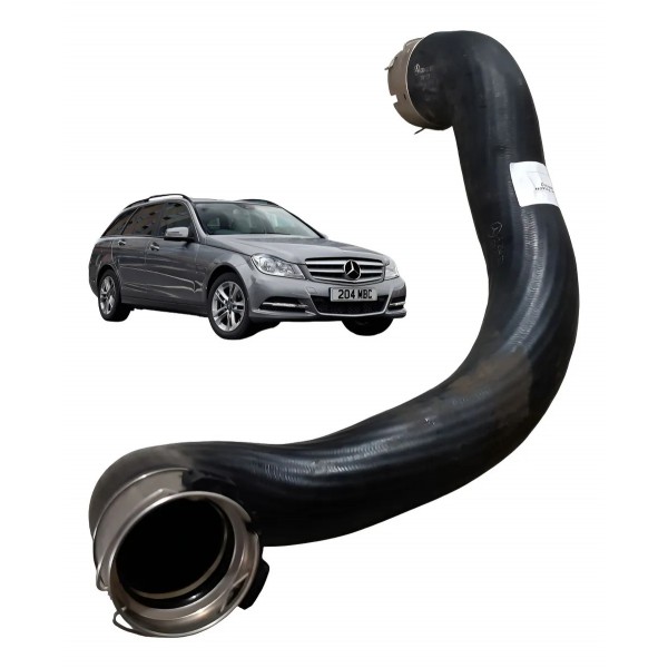 Mangueira Intercooler Mercedes Benz C180 1.8 Cgi 2009 2012  Preto