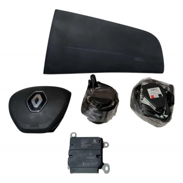 Kit Airbag Renault Sandero Logan 2020/2021/2022/2023/24  Preto