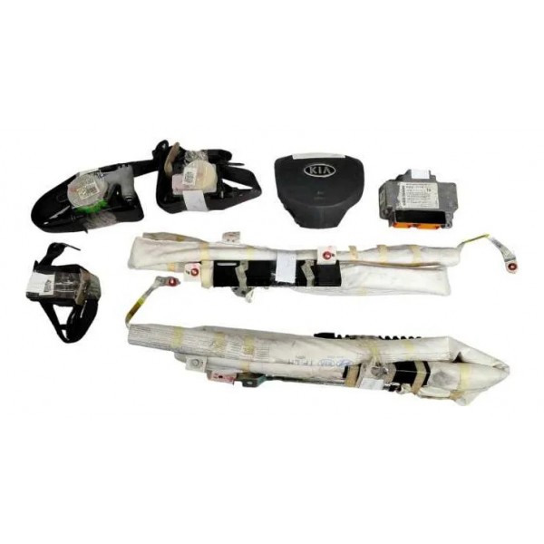 Kit Airbag Kia Optima 2012 2013 2014 2015 Preto Preto