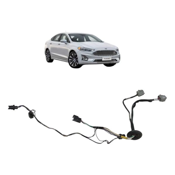Chicote Elétrico Luz Placa Porta Malas Ford Fusion 2018 2019