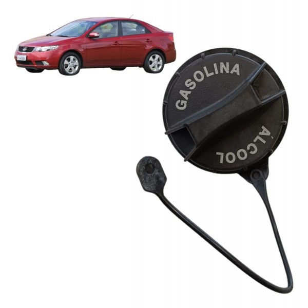 Tampa Bocal Tampa Combustível Kia Cerato 2014 2015 2016 Orig Preto 2014