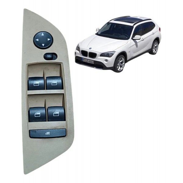 Comando Vidro Elétrico Dianteiro Esquerdo Bmw X1 2010 A 2015