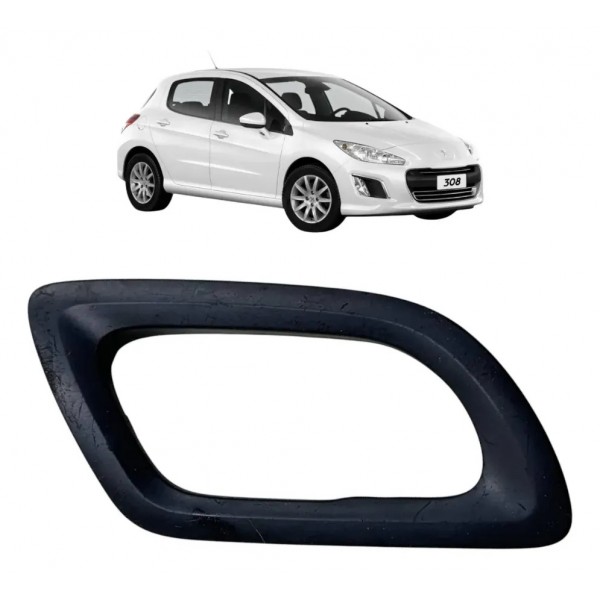 Moldura Maçaneta Interna D.d Peugeot 408 2014 (9680427780) Preto Dianteira