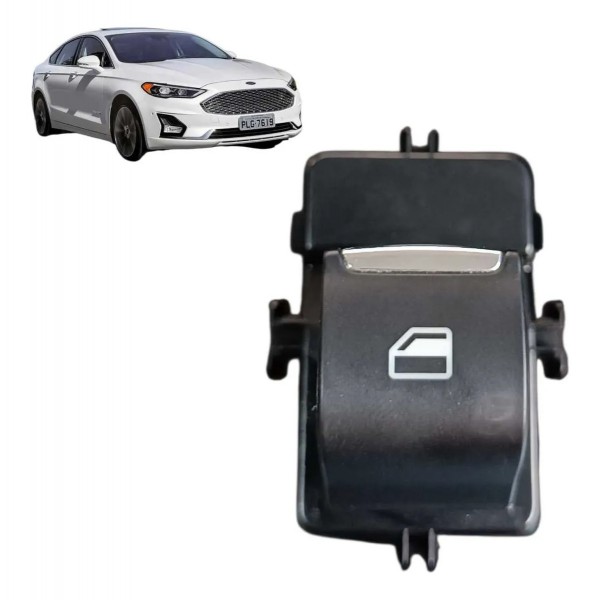 Botão Comando Vidro Traseiro Direito Ford Fusion 2019