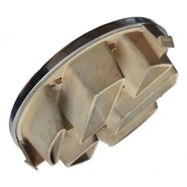 Emblema Dianteiro Vw Kombi 1997/2011 Original 3a0853601 Prateado