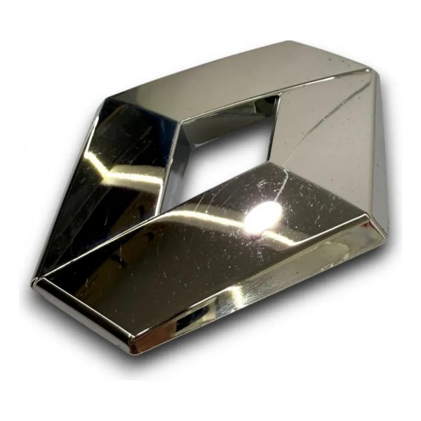 Emblema Da Tampa Do Porta Malas Renault Logan Sandero Prateado