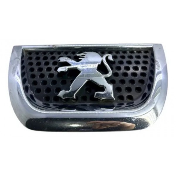 Simbolo Grade Parachoque Dianteiro Peugeot 3008 2010 Preto