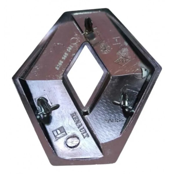 Emblema Renault Clio/sandero/duster/logan 8200 560 861 Prateado