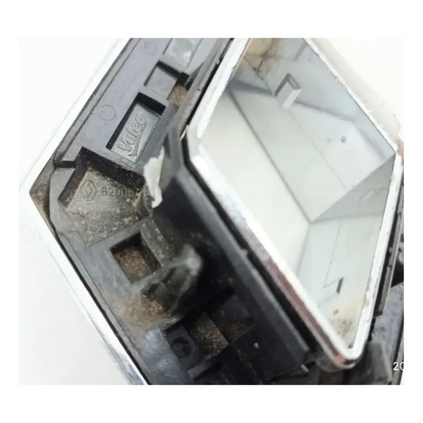 Emblema Tampa Traseira 10cm Sandero Megane 07/16 N0503377 Prateado