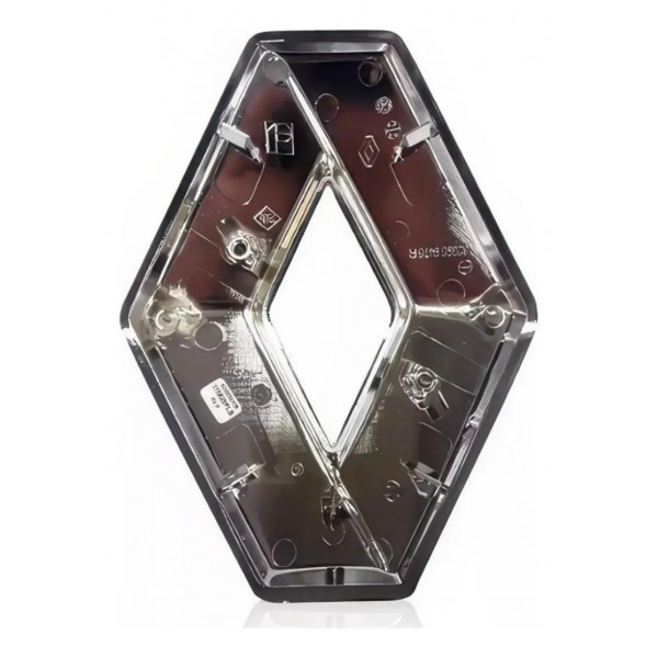 Emblema Grade Renault Kangoo 2015 2016 2017 2018 2019 2020 Prateado