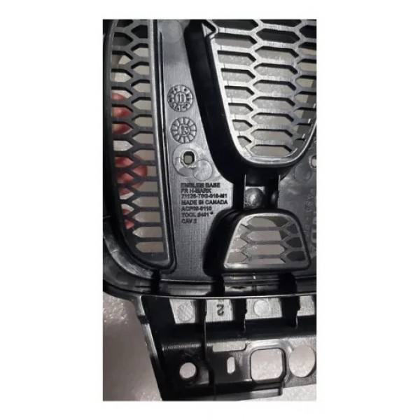 Emblema Grade Honda Crv 2015 Hrv 2016 C/ Suporte Original Cromado