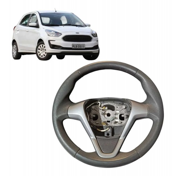 Volante Direção Motorista Ford Ka Se 1.0 2018 2019 2020 2021 Branco