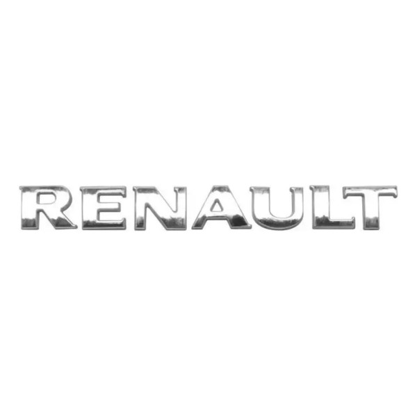 Emblema Letreiro Renault Logan Sandero Duster Megane Prateado